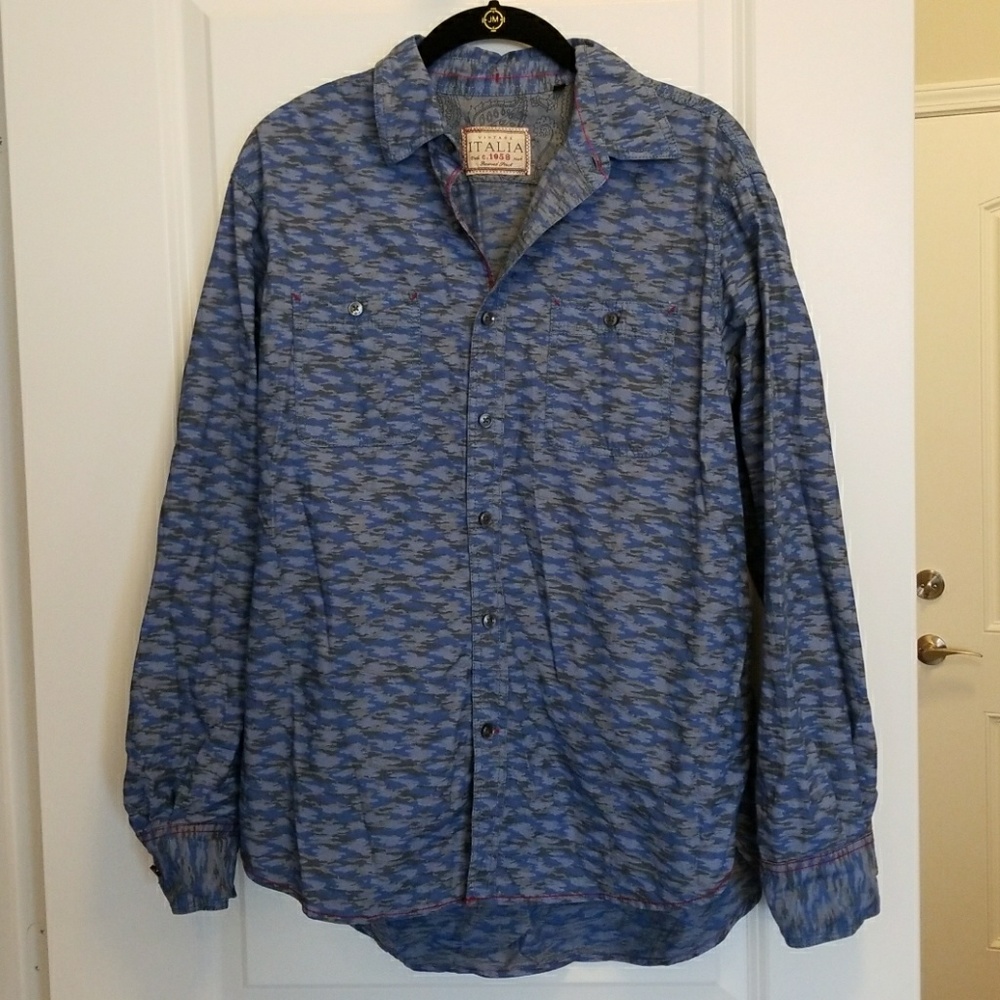 Blue italia dress shirt. Never worn!